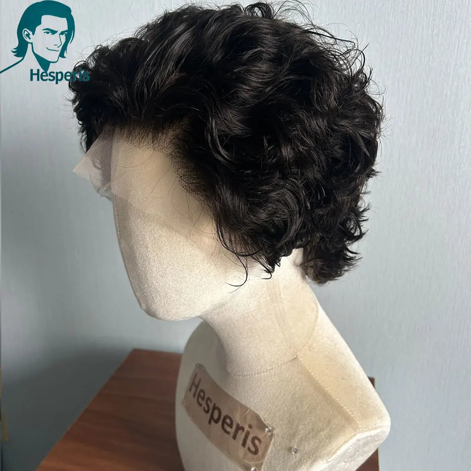 Short Curly Wigs Pre Plucked Brazilian Rem Pixiecu, 13x6 Lace Front Human