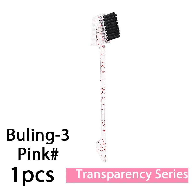 Dual Hair Edge Brush Teasing Comb 3N1 Control Holiday Gift Edges Baby