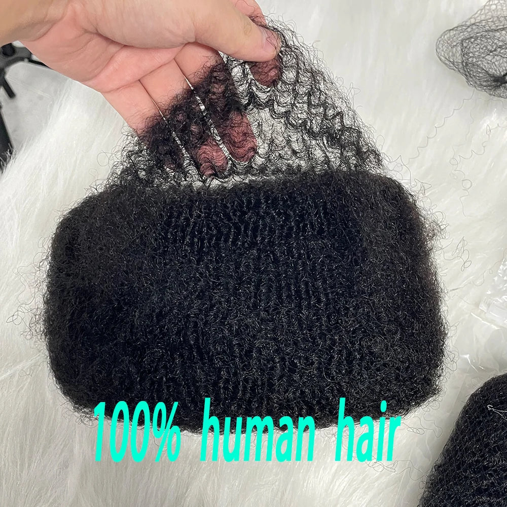 Natural Brazilian 4C Afro Kinky Bulk Human Hair for Locs Braiding Remy Hair Bundle 30g/Pack No Weft 4C Afro Kinky 10-18 Inch