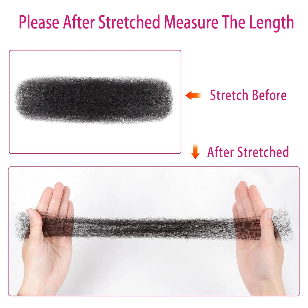 10-18” 4C Afro Kinky Curly Bulk Human Hair Extensions Twist Braids 30g/pack