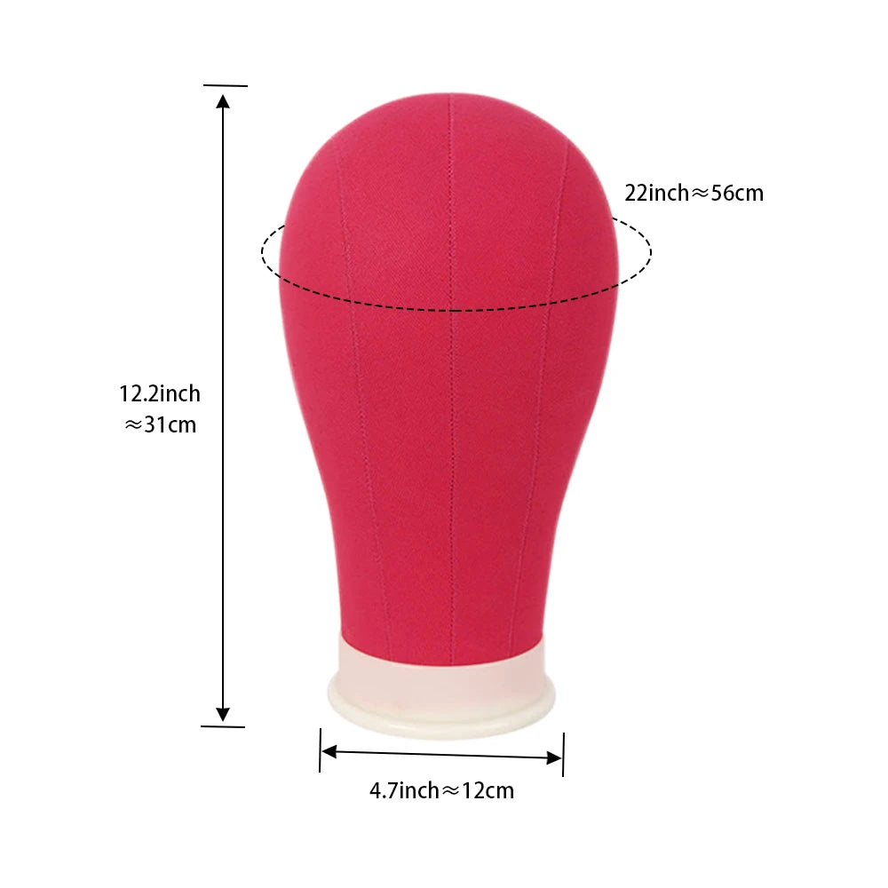 Foldable Wig Stand Tripod With 21-25Inch Canvas Head Black Male Bald Head Mannequin With Stand Wig Head Stand Tripod