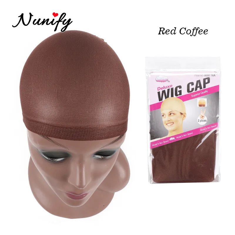Nude Stocking Wig Cap Mesh Net Bald Install Size Stretchy Breathable Hairnet