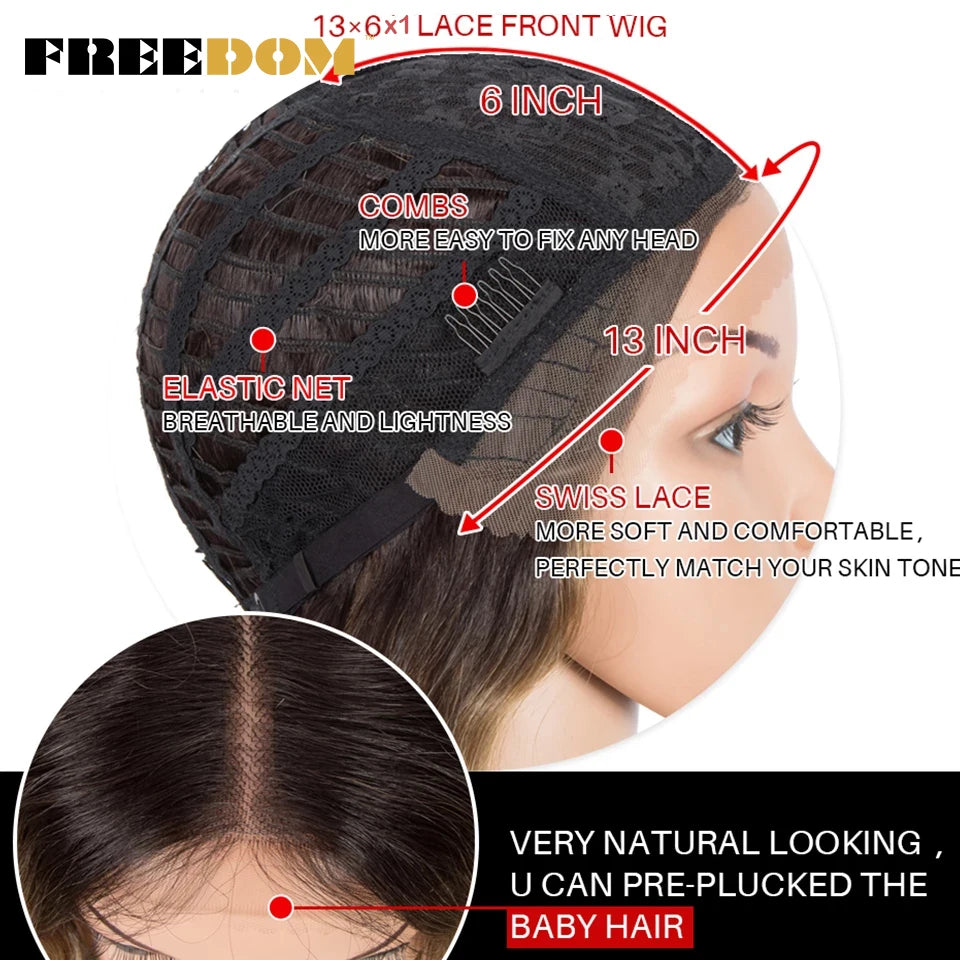 Curly Synthetic Lace Front Wigs Soft Wavy Ombre Blonde Ginger Highlight Cosplay
