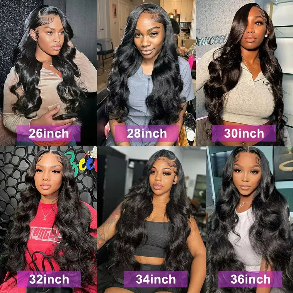 Body Wave Bundles Brazilian Remy Unprocessed Human Hair Wavy Doule Drawn Weave