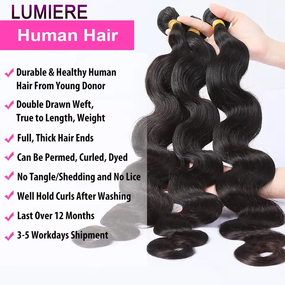 Loose Body Wave Virgin Raw Indian Wholesale Human Hair 3/4 Bundles Deal