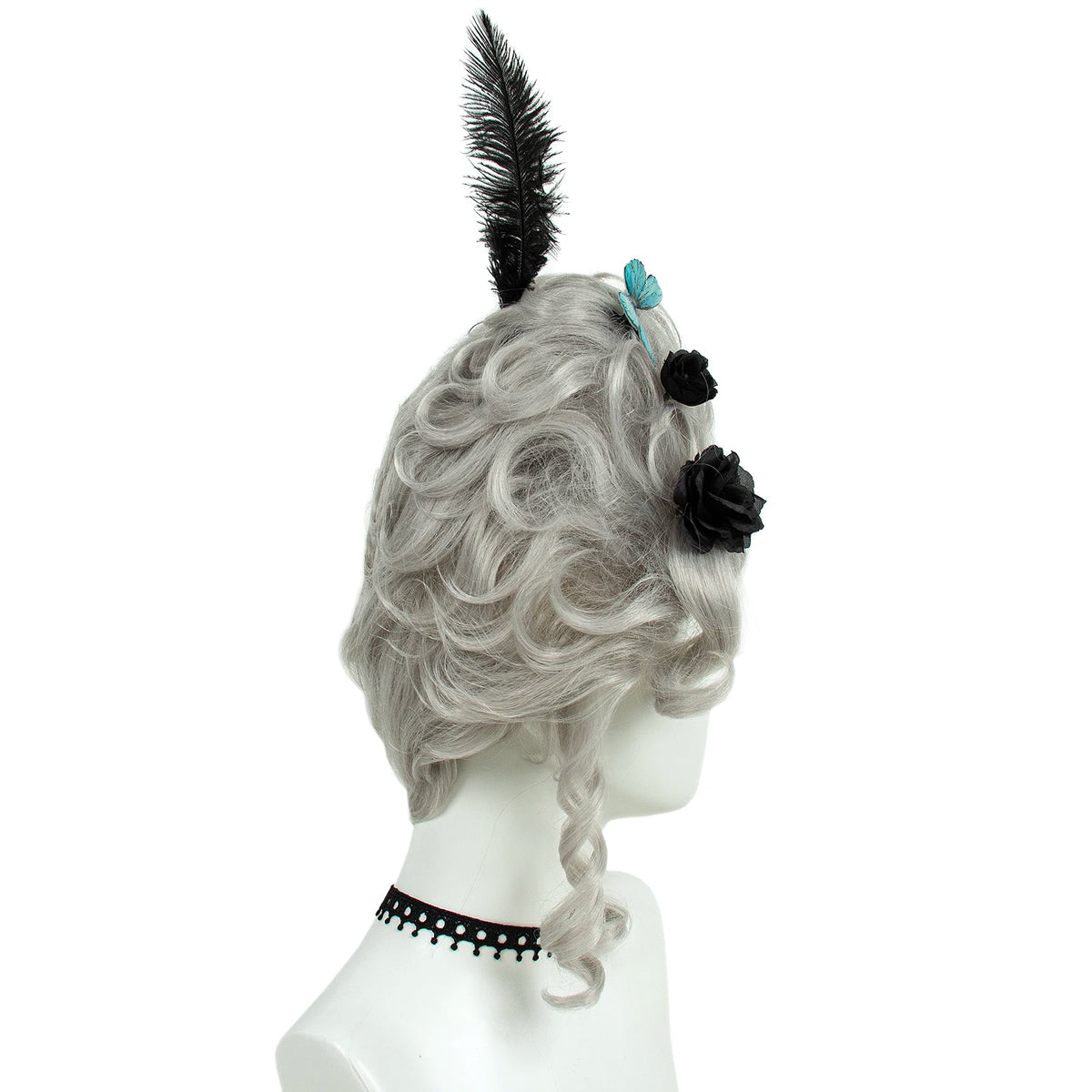 Victorian Rococo Costume Cosplay Wig, 18th Century Baroque Beehive Curly Synthetic Wig