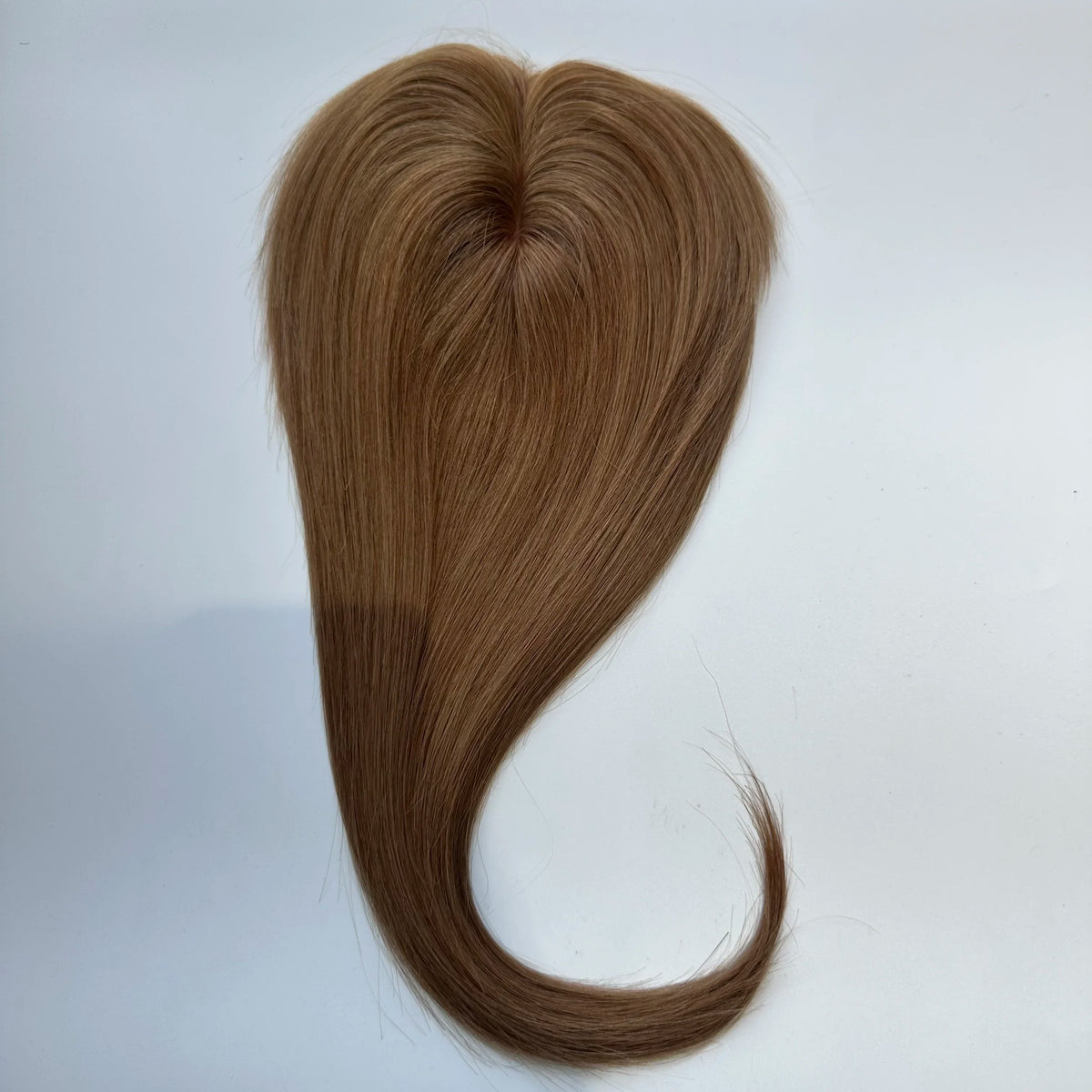 100% Human Hair Topper Machine Made Clip-in Hairpiece Wig Volume Colors Fast