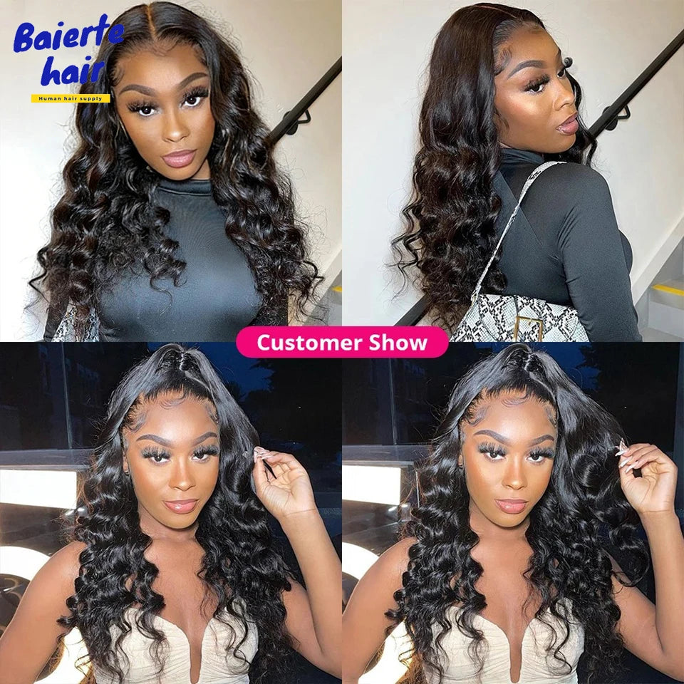 Loose Wave Bundle Human Hair Weave Unprocessed Virgin Wavy Weft Big Spiral