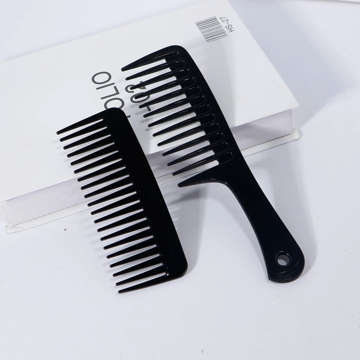 2Pcs Hair Comb Set, Large Wide Toothed Comb, No Handle Styling Comb, Suitable for Both Men and Women