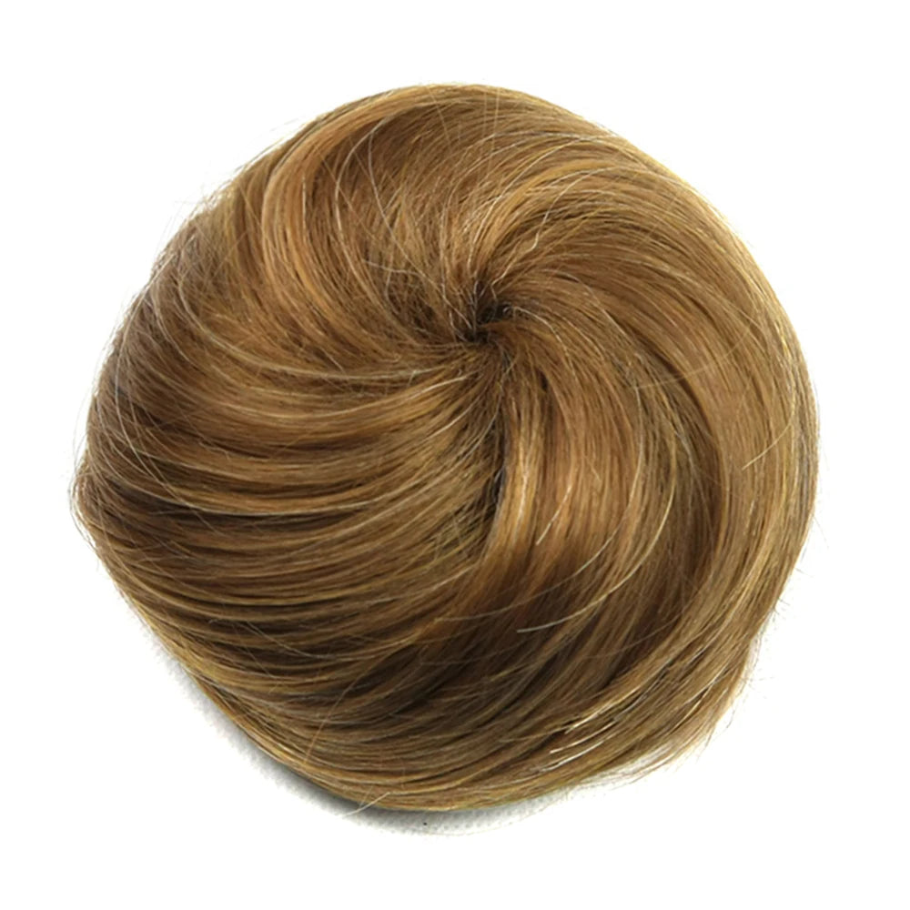 Synthetic Chignon Adjustable Hair Bun Hair Scrunchies Extension Curly Updo Hairpiece