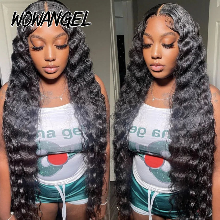250% Loose Deep Wigs Glueless Invisible, 5x5 HD Lace Closure Human Hair