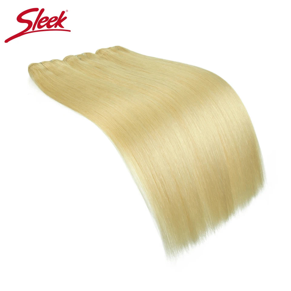 Sleek Peruvian Straight Human Hair Double Drawn Natural Weave Bundles Brown Remy