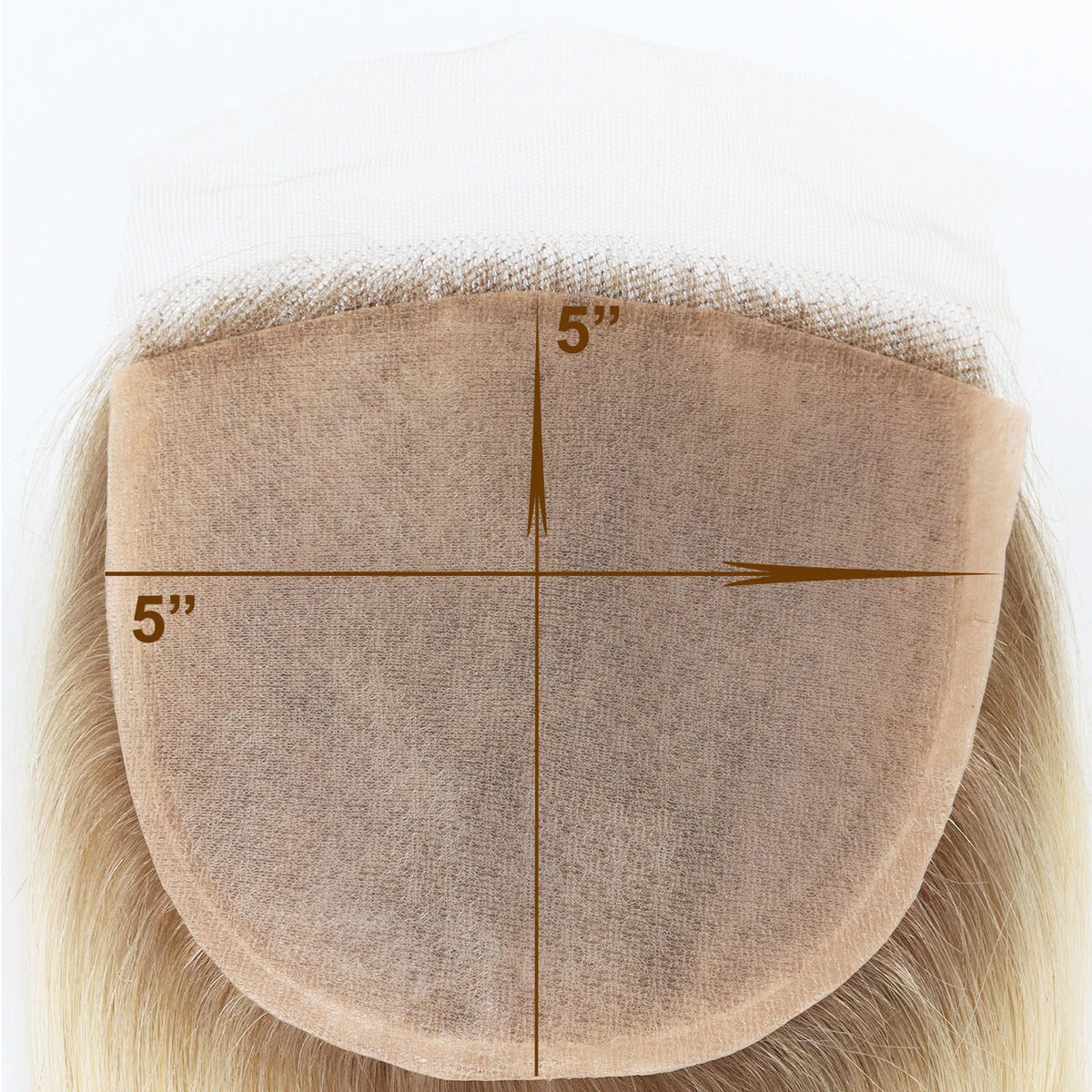 2/613 Ombre Light Blonde Topper Lace Front Real Remy Human Hair Toupee