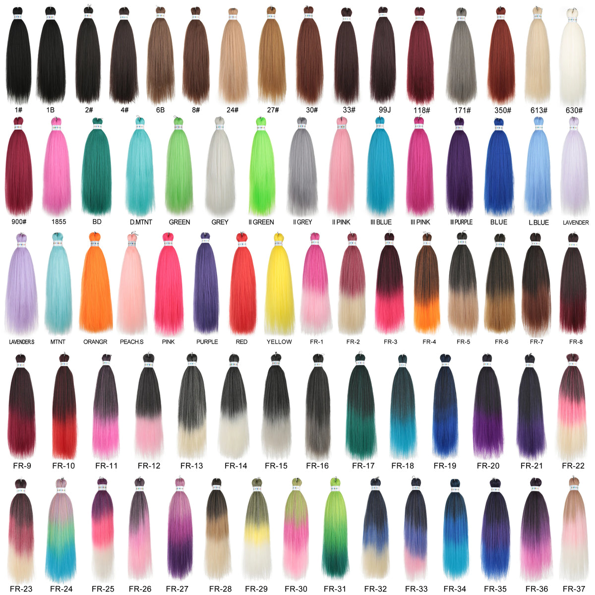 Easy Braids 26Inch Synthetic Jumbo Braids Hair Extensions Ombre Colorful Braiding Hair Pre Stretched