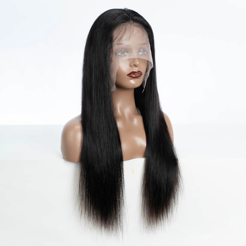 13X4 Lace Frontal Human Hair Wigs 28 Inch Brazilian Body Wave Lace Front Wig Pre-plucked Hairline with Baby Hair Wigs