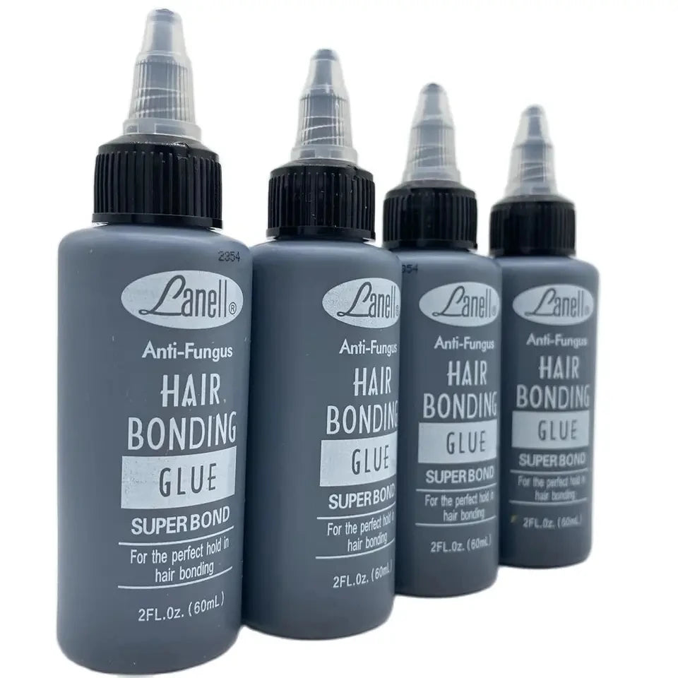 Black Hair Weaving Bonding Glue - Anti-Fungus Super Bond (1/2/4 oz)