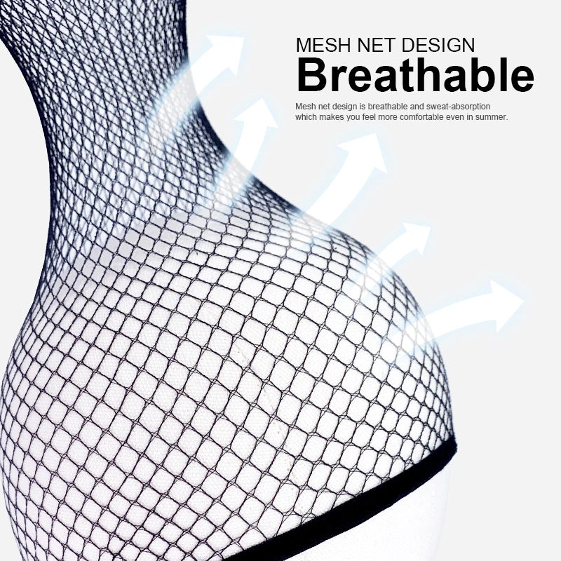 Wholesale Black Snood Nylon Hairnet Materials Wigs Making Streching Elastics Mesh Cap