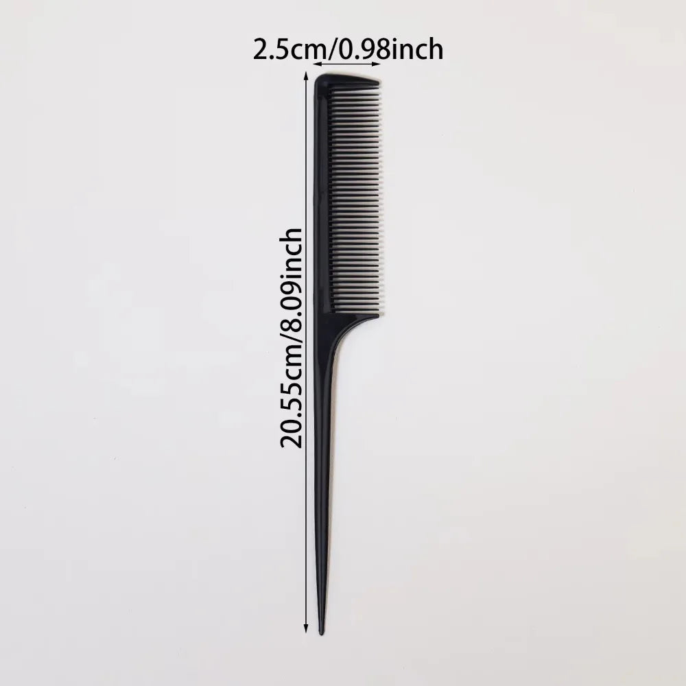 Professional Pointed Tail Hair Combs Anti-static Dye Brushes Styling