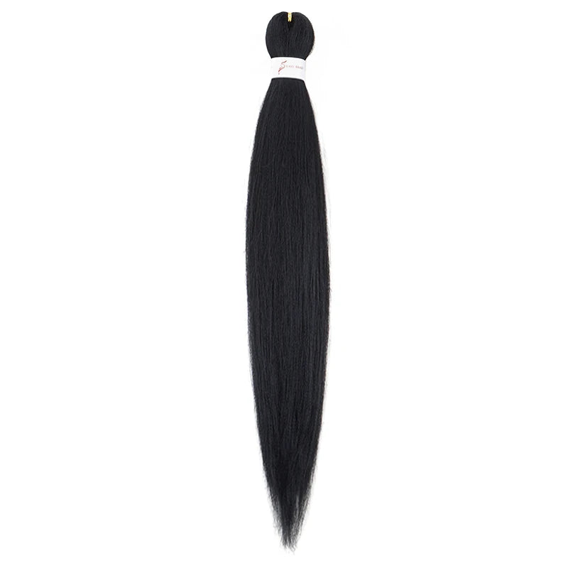 20/26Inch Soft Synthetic Pre-stretched EZ Braiding Hair Extension Low Temperature Fiber Hairpiece Easy to Style