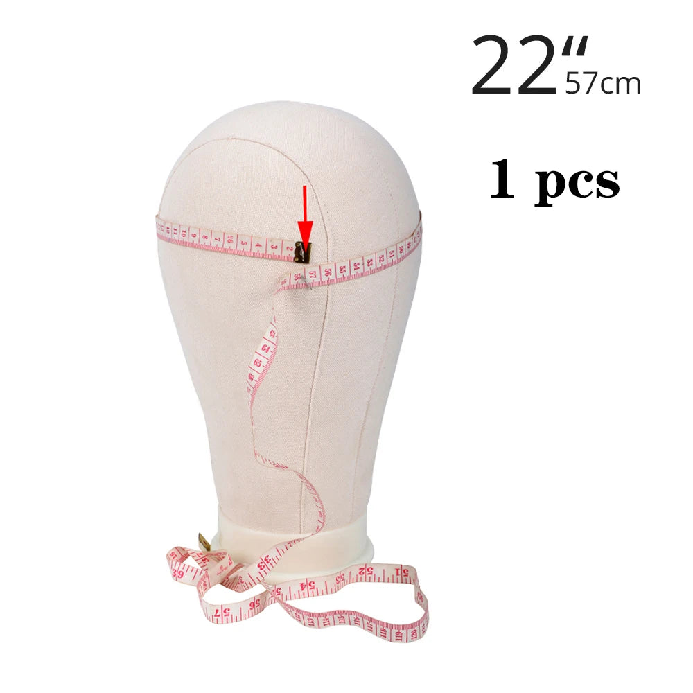 Foldable Wig Stand Tripod With 21-25Inch Canvas Head Black Male Bald Head Mannequin With Stand Wig Head Stand Tripod