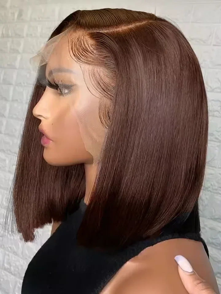 13x4 HD Brazilian Colorful Shadow Right Lace Front Hair Humans Wigs Emphasize