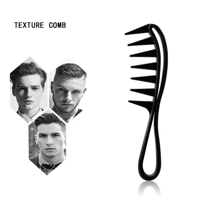1/ Portable Plastic Thickened Oil Comb Set Wide Toothed Classic Styling Hair