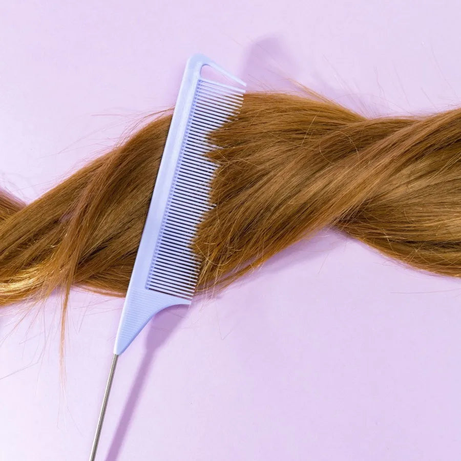 Professional Candy Color Pointy Tail Combs for Wig Parting, Braiding and Hair Dye, 5/12 Pcs
