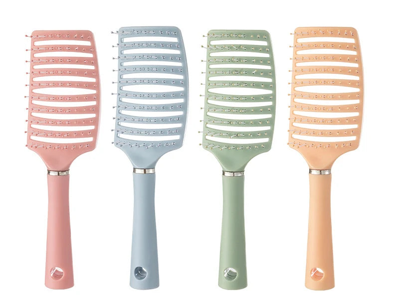 1pc Anti-Static Massage Brush Women's Hair and Scalp Massage Comb - Straight Hair Professional Tool