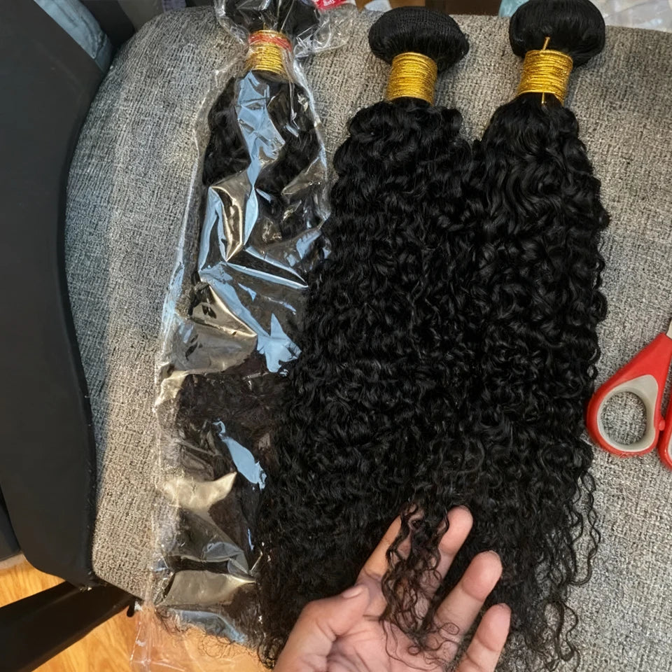 Mogolian Hair 8-30 Kinky Curly Bundles Virgin Human Weaving Natural Deals Extensions