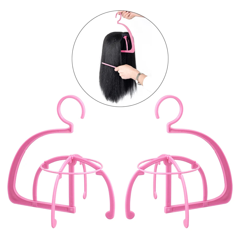 Wig Stands Hanger Display Rack Plastic Holder Styling Multiple Storage Organizer Stand