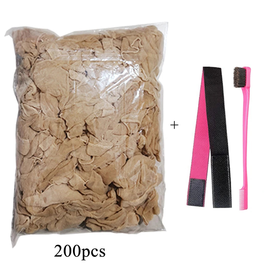 Wholesale HD Wig Caps Transparent Hair Nets Weave Nylon Stretchy Lace Front