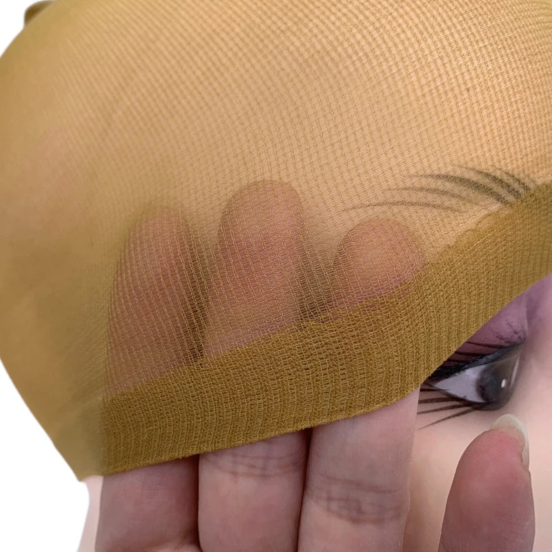 Top Stocking Wig Cap Hair Net Weave Nets Black Brown Stretch Mesh