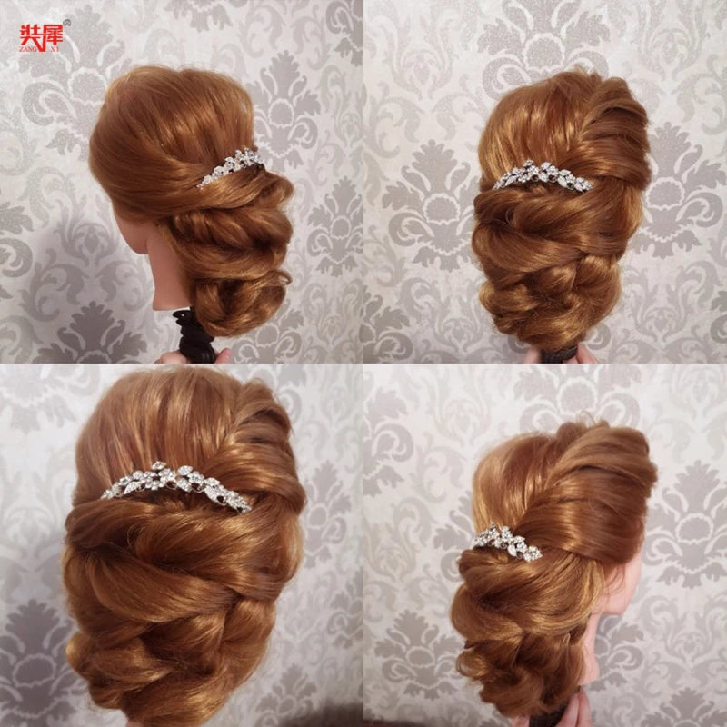 85%Real Hair Doll Head Hairstyle Hairdressing Professional Mannequin Styling To Practice Curl