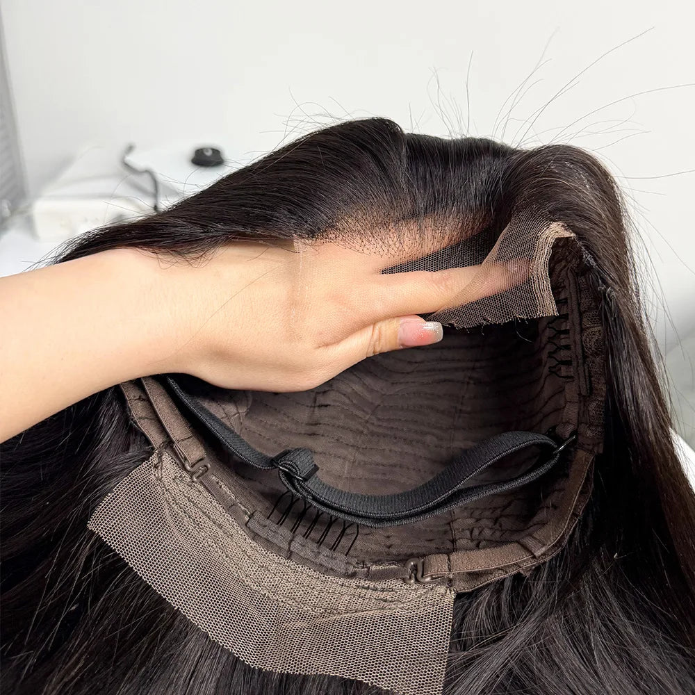 16A Hair 5x5 HD Lace Closure Straight Human Wig, 280% Density 24-34