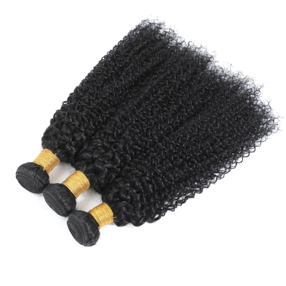Mogolian Hair 8-30 Kinky Curly Bundles Virgin Human Weaving Natural Deals Extensions