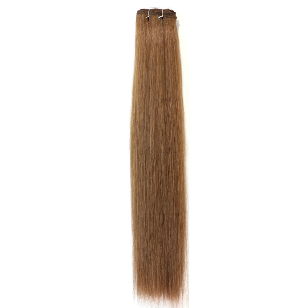Orange Bone Straight Hair Bundles 24-32 Natural Weaving Bio Synthetic Bug Fancy