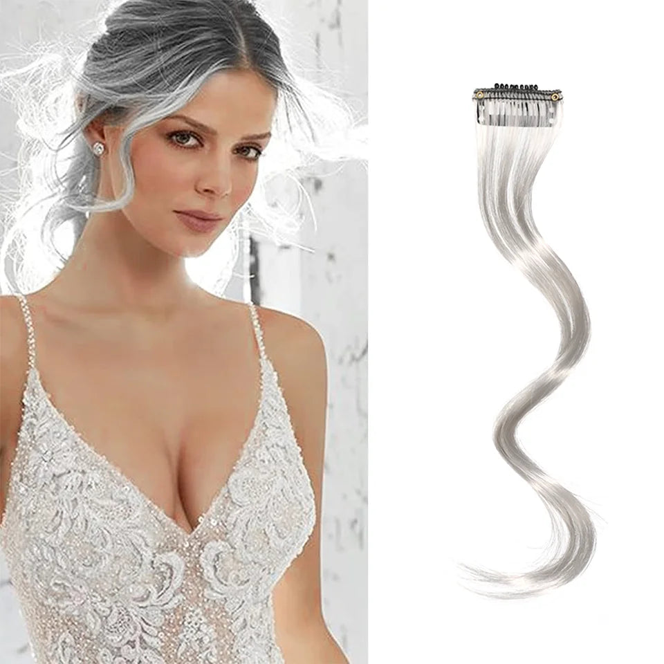 Chic 10'14-Inch Clip-In Bangs with Temples - Synthetic Curly Wavy Hairpieces, Versatile & Easy to Style