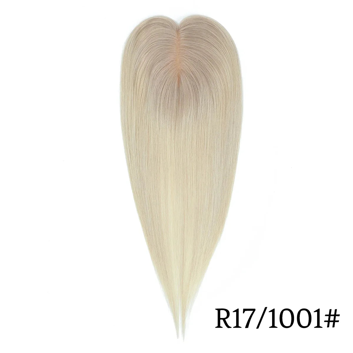 Straight Remy Human Hair Topper, 7x11cm PU Injection Skin Hairline Cover
