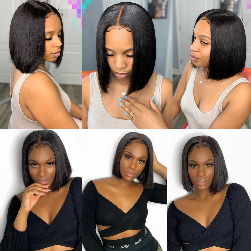 15A Brazilian Bone Straight Bundles with 13x4 Frontal, Virgin Human Hair, HD Transparent Lace