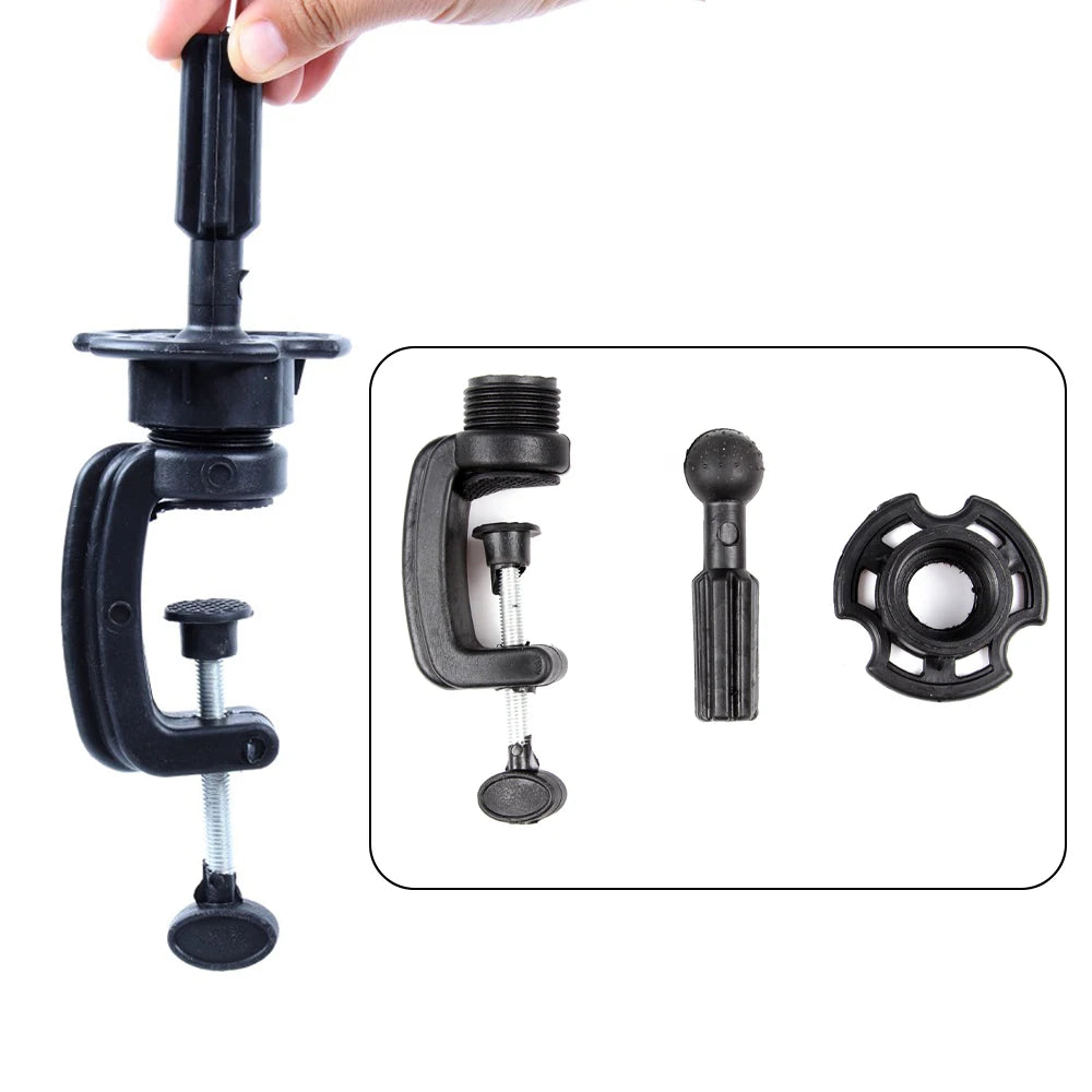 Foldable Wig Stand Tripod With 21-25Inch Canvas Head Black Male Bald Head Mannequin With Stand Wig Head Stand Tripod