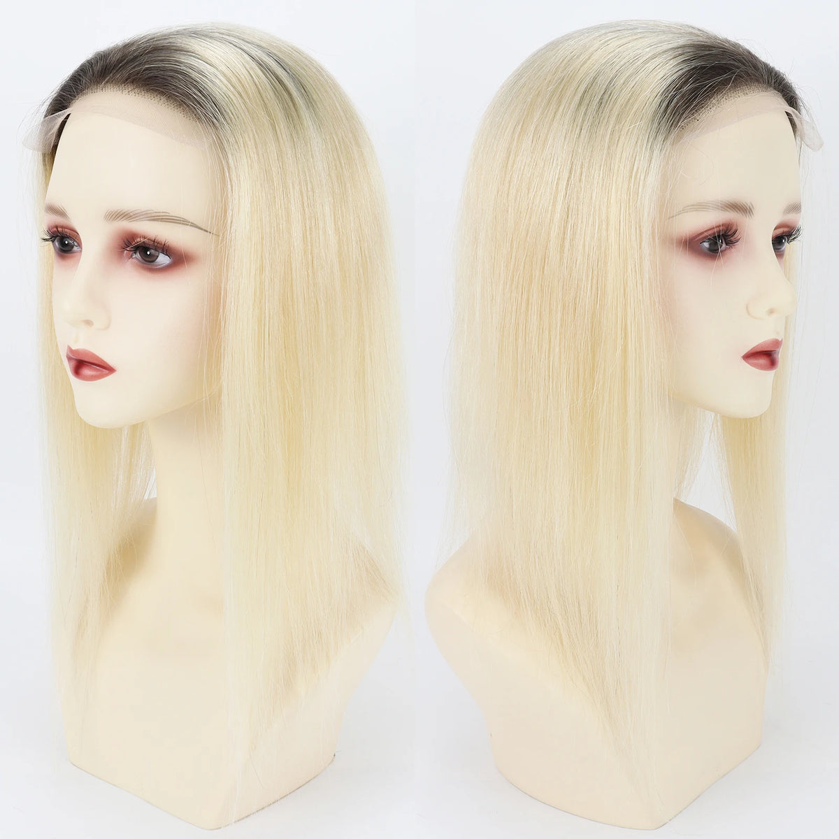 2/613 Ombre Light Blonde Topper Lace Front Real Remy Human Hair Toupee