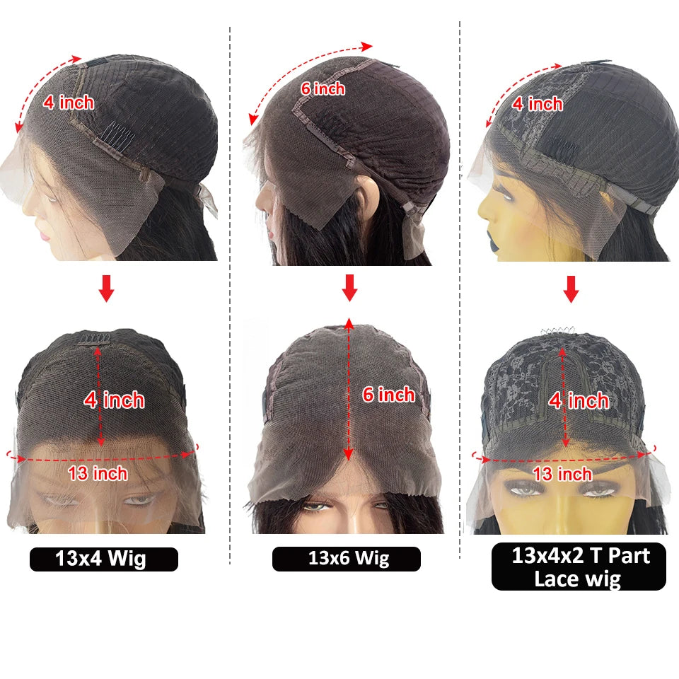 Ombre Honey Blonde Short Bob Human Hair Lace Wig, 13x6 and 13x4