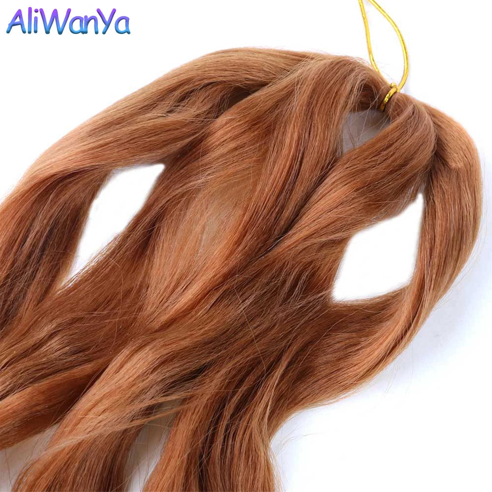 French Curls Braiding Hair Extensions Synthetic Spanish Curl Loose Wave Spiral Braids