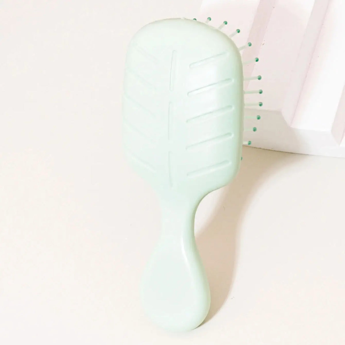 Mini Massage Hair Brush, Travel Paddle Brush for Real Hair Wigs
