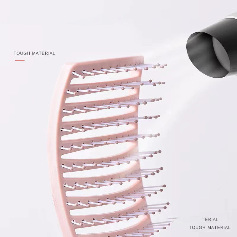 1pc Anti-Static Massage Brush Women's Hair and Scalp Massage Comb - Straight Hair Professional Tool