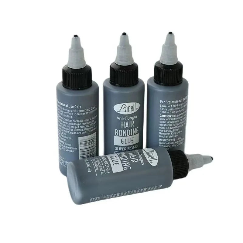 1Oz/2Oz /4Oz Anti-Fungus Hair Bonding Glue 30/60/118ml Strong Hold Adhesive for Wig Hair Systems