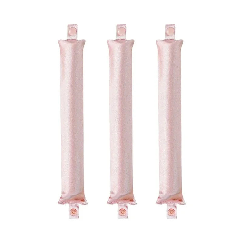 Heatless Hair Curlers Satin Curling Rod Headband No Heat Silk Curls Lazy