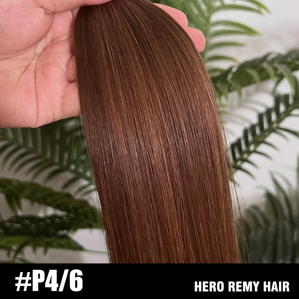Straight Genius Weft Human Hair Extensions, Remy, 100g per Piece