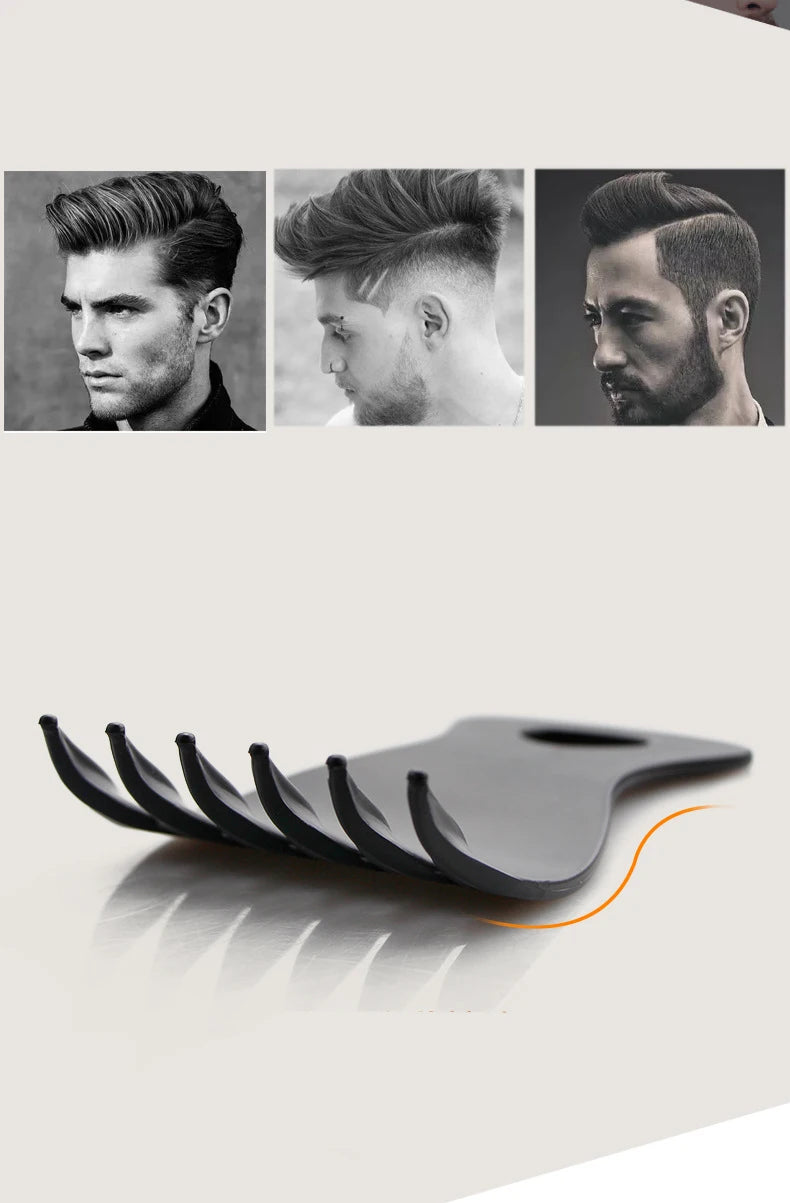 1/ Portable Plastic Thickened Oil Comb Set Wide Toothed Classic Styling Hair
