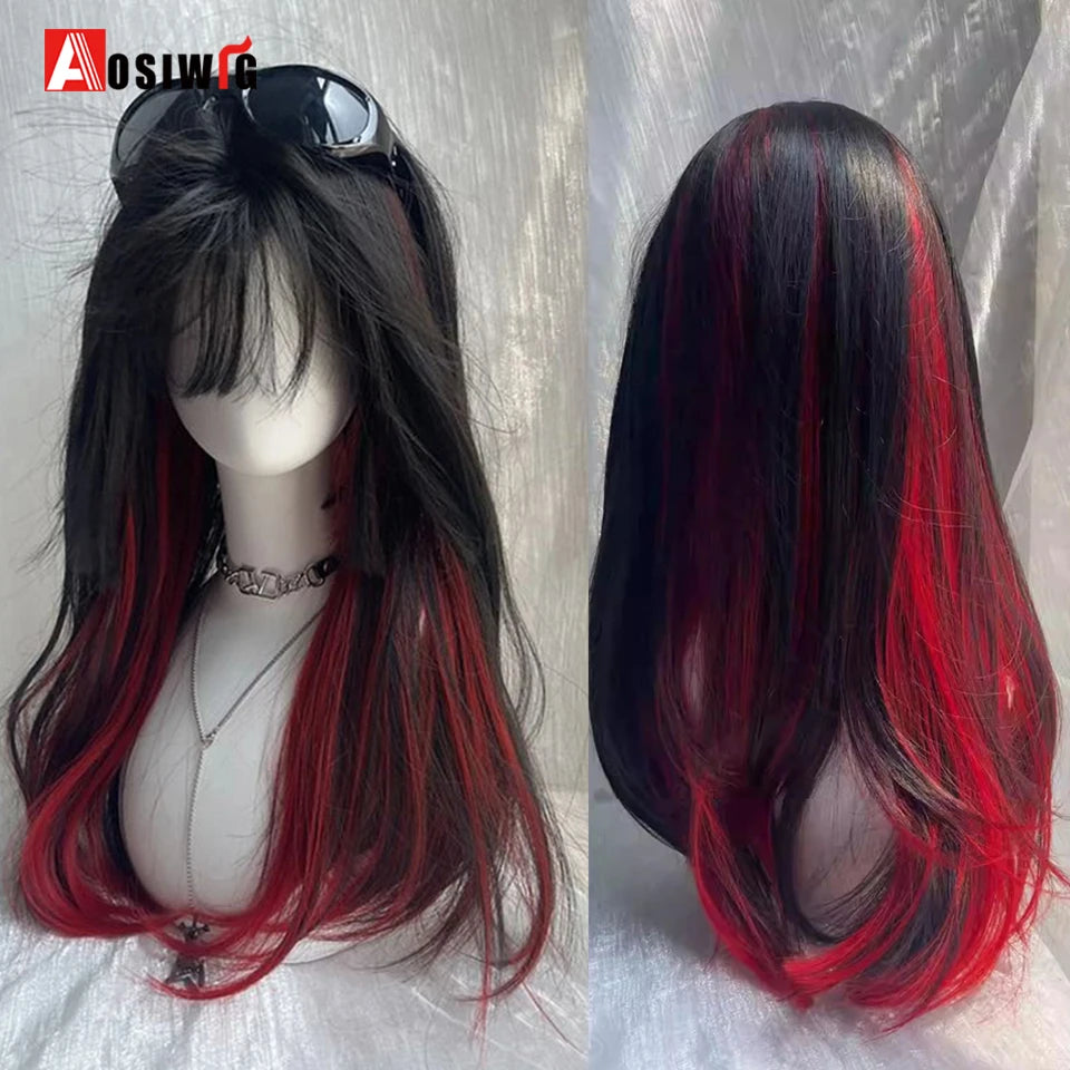 Blonde Twin Ponytail Princess Cut Natural Short Hair Synthetic Wigs Bangs Heat